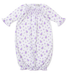 Kissy Roses & Blooms Lilac Smocked Sack