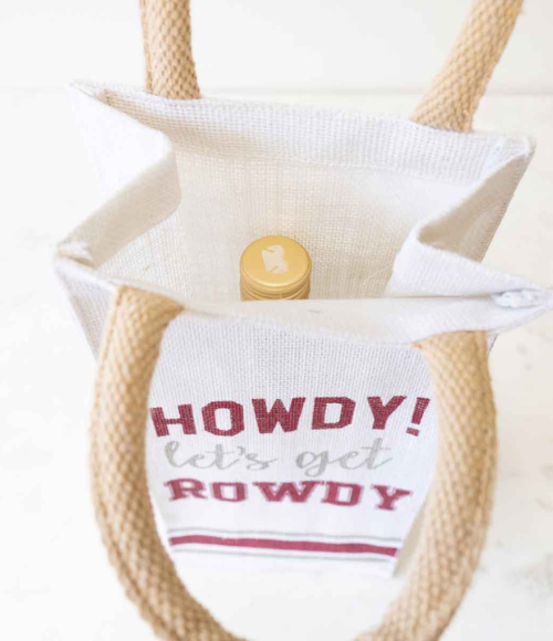 Rowdy Wine Bag