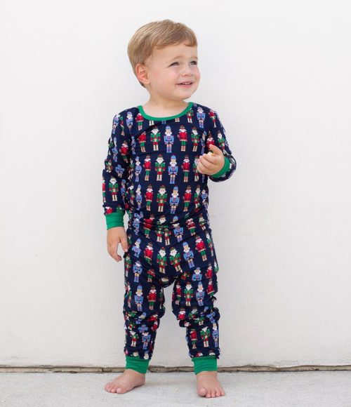 Nutcracker March Long Sleeve Kids Pajamas