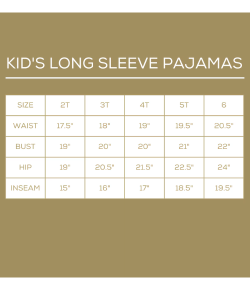 Noelle Tree Long Sleeve Kids Pajamas