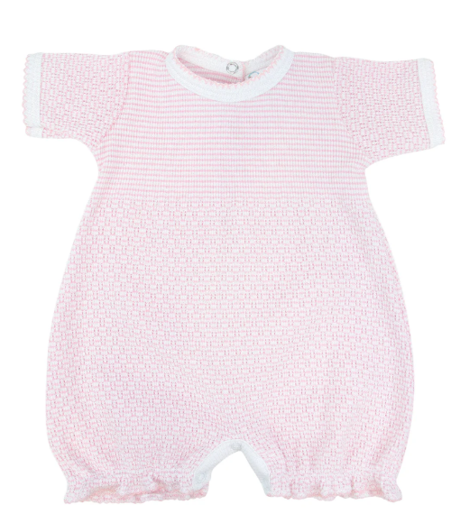 Paty Knit Ruffle Hem Solid Bubble