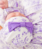 Lavender Toile Baby Hap