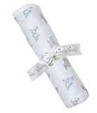 Kissy Safari Party Blue Blanket