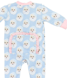 Santa Baby Girls Pink Zippy Lounge