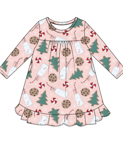 Santa's Cookies Boho Nightgown