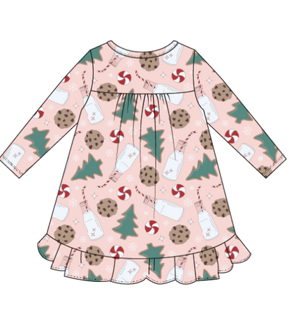Santa's Cookies Boho Nightgown