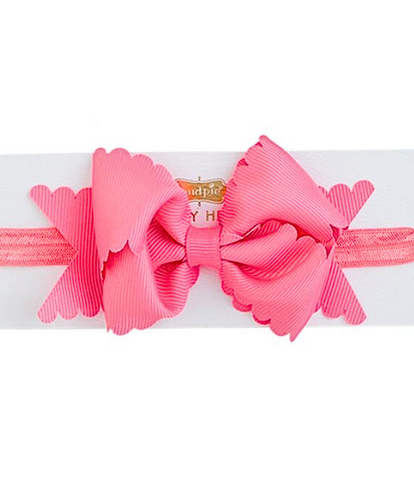 Scallop Bow Headbands