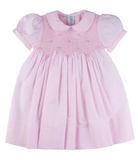 Scalloped Pearl Smocked Dress, 12M-4T