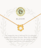 Bloom Magnolia Flower - Necklace