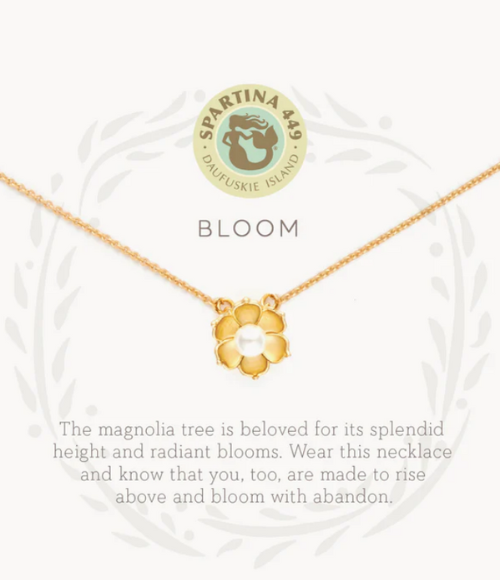 Bloom Magnolia Flower - Necklace