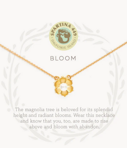 Bloom Magnolia Flower - Necklace