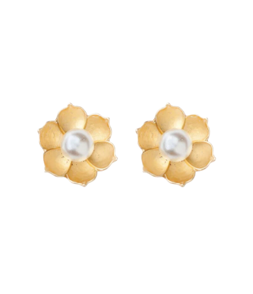 Bloom Magnolia Flower - Stud Earrings