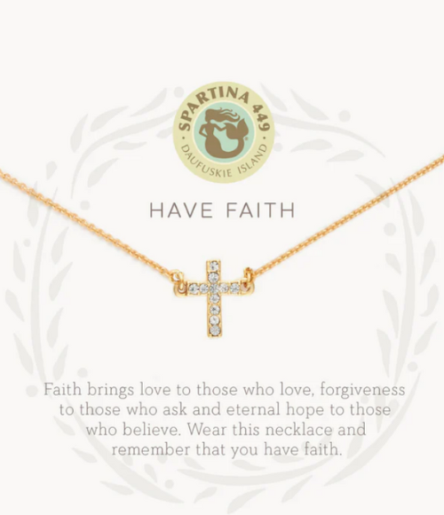 Have Faith Cross - Necklace