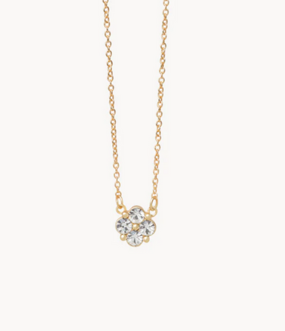 Blessed Crystal Clover - Necklace