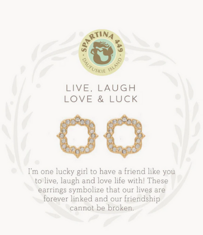 Luck Quatrefoil - Stud Earrings