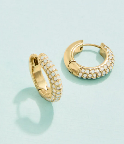 Shine On Pavé Hoop Earrings