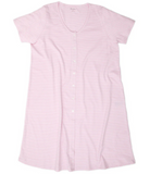 Kissy Pink Stripe Mommy Gown & Robe