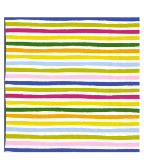 Smart Stripes Cocktail Napkins