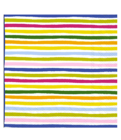 Smart Stripes Cocktail Napkins