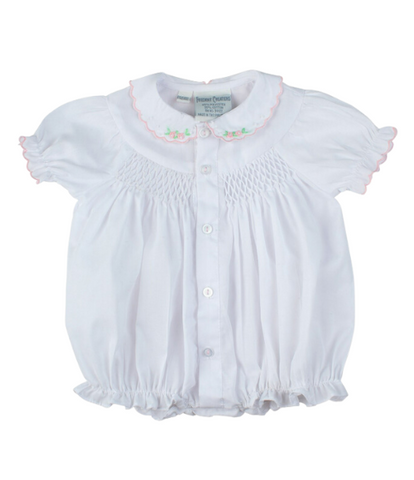 Smocked Scalloped Bubble, Preemie