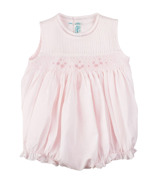 Smocked Sleeveless Bubble, 3-9M