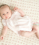 Smocked Scalloped Bubble, 3-9M