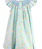 Spring Blossoms Smocked Dress