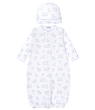 Kissy Springtime Blue Bunny Convertible Gown Set