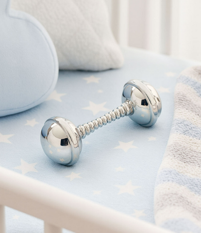 Stacking Ring Dumbbell Rattle