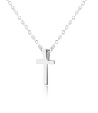 Sterling Silver Dainty Cross Necklace
