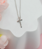 Sterling Silver Dainty Cross Necklace