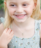Sterling Silver Dainty Cross Necklace