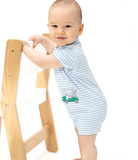 Striped Golf Polo Romper