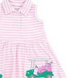Striped Golf Polo Tennis Dress