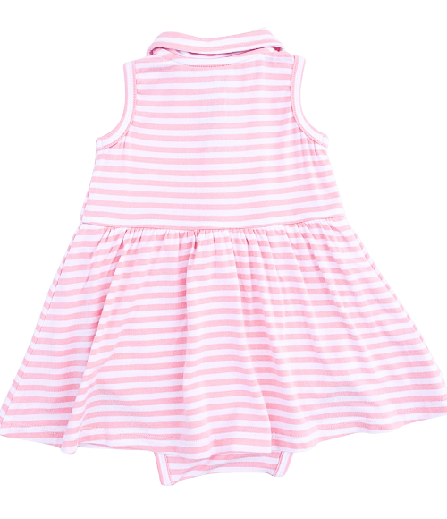 Striped Golf Polo Tennis Dress