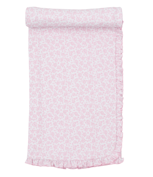 Kissy Summer Gardens Pink Blanket