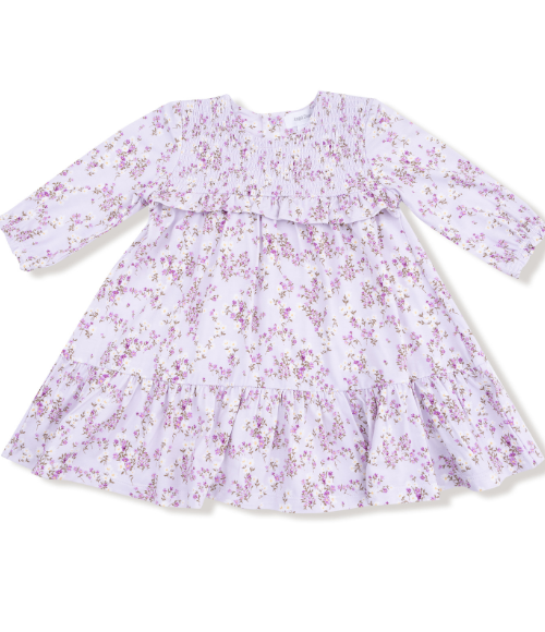 Sweet Floral Smocked Dress & Leggings