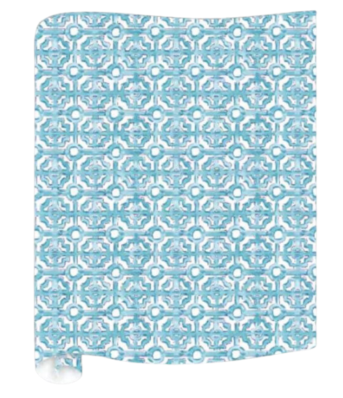 Slate Blue Trellis Table Runner