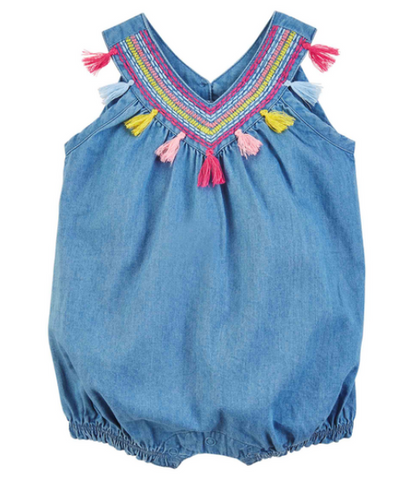 Tassel Chambray Bubble