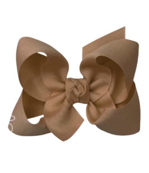 Taupe Grosgrain Bow