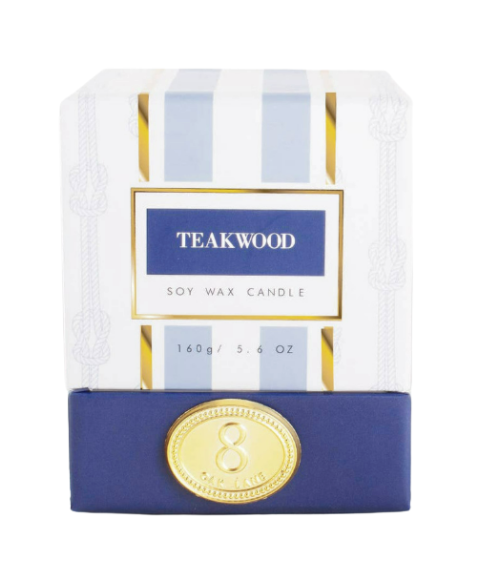 Teakwood 5.6oz Soy Wax Candle