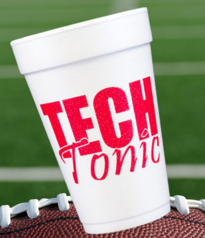 Texas Tech Tonic Styrofoam Cups
