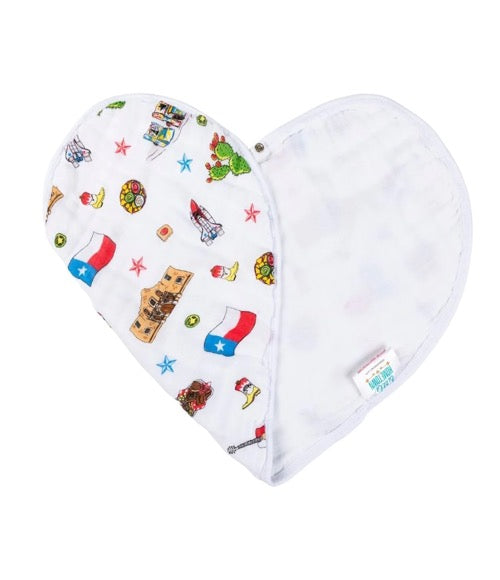 Texas Baby Burp Cloth, Bib & Swaddle Blanket