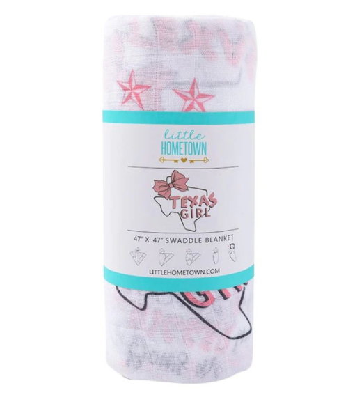 Texas Girl Organic Swaddle Blanket