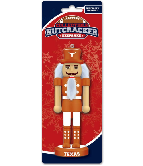 Texas Longhorns - Nutcracker Ornament