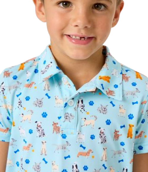 Tiny Puppy SS Performance Polo