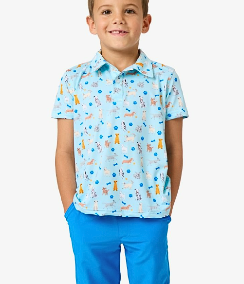 Tiny Puppy SS Performance Polo