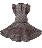 Tiffany Mocha Skirt Set