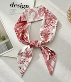 Top Letter Mini Silk Accessory Scarfs