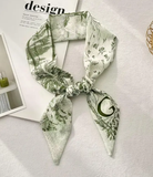 Top Letter Mini Silk Accessory Scarfs